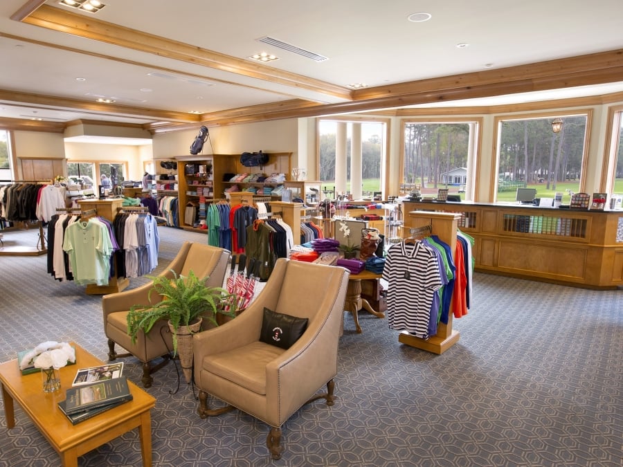 Interior of Harbour Town Pro Shop